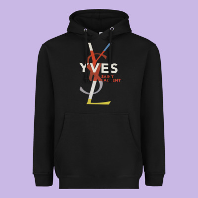 Yvessaintlaurent Heavyweight Hoodie Designed By Artmosaic