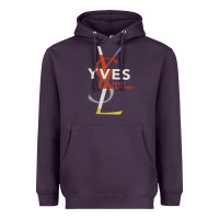 Plum yvessaintlaurent Heavyweight Hoodie - ArtMosaic