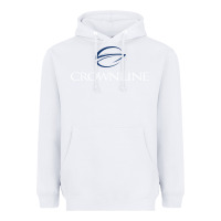 White Crownline Boats Heavyweight Hoodie - ArtMosaic