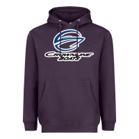 Plum Crownline Boats Heavyweight Hoodie - ArtMosaic