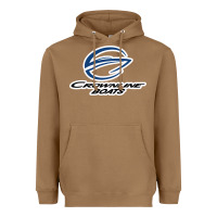 Toasted Coconut Crownline Boats Heavyweight Hoodie - ArtMosaic