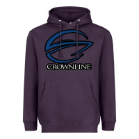 Plum Crownline Boats Heavyweight Hoodie - ArtMosaic