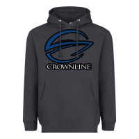 Smoke Crownline Boats Heavyweight Hoodie - ArtMosaic