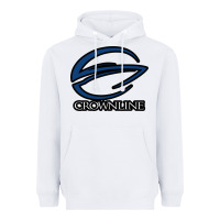 White Crownline Boats Heavyweight Hoodie - ArtMosaic