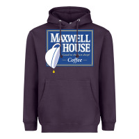 Plum maxwell house Heavyweight Hoodie - ArtMosaic