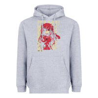 Heather Grey asuka evangelion Heavyweight Hoodie - ArtMosaic