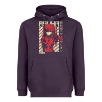 Plum asuka evangelion Heavyweight Hoodie - ArtMosaic
