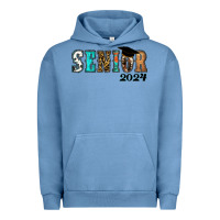 Pigment Pebble Blue western senior 2024 Urban Hoodie - RanaPortraitStore