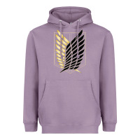 Lavender Shingekis no kyojinn Heavyweight Hoodie - ArtMosaic
