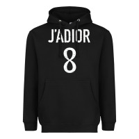 Black j’adior 8 Heavyweight Hoodie - ArtMosaic