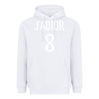 White j’adior 8 Heavyweight Hoodie - ArtMosaic