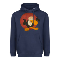 Navy beaky buzzard 1 Heavyweight Hoodie - ArtMosaic