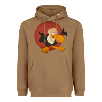 Toasted Coconut beaky buzzard 1 Heavyweight Hoodie - ArtMosaic