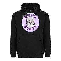 Black Penelope Scott Skeleton Heavyweight Hoodie - ArtMosaic