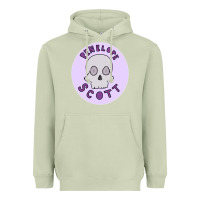 Matcha Penelope Scott Skeleton Heavyweight Hoodie - ArtMosaic