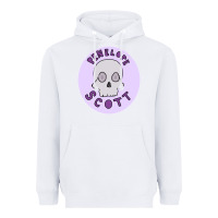 White Penelope Scott Skeleton Heavyweight Hoodie - ArtMosaic
