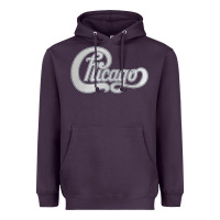 Plum Chicago Transit Authority Heavyweight Hoodie - ArtMosaic