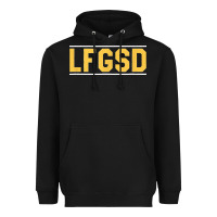 Black Exclusive Brown LFGSD Official Fun Design T Shirt Heavyweight Hoodie - ArtMosaic