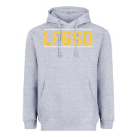 Heather Grey Exclusive Brown LFGSD Official Fun Design T Shirt Heavyweight Hoodie - ArtMosaic