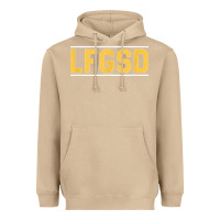 Mushroom Exclusive Brown LFGSD Official Fun Design T Shirt Heavyweight Hoodie - ArtMosaic