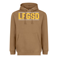 Toasted Coconut Exclusive Brown LFGSD Official Fun Design T Shirt Heavyweight Hoodie - ArtMosaic