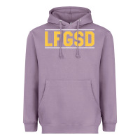 Lavender Exclusive Brown LFGSD Official Fun Design T Shirt Heavyweight Hoodie - ArtMosaic