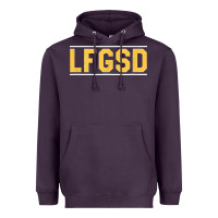 Plum Exclusive Brown LFGSD Official Fun Design T Shirt Heavyweight Hoodie - ArtMosaic