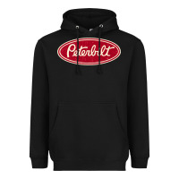 Black peterbilt truck racing vintage Heavyweight Hoodie - ArtMosaic