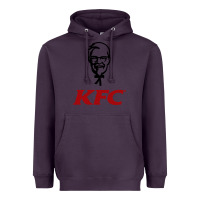 Plum k.f.c-restaurant Heavyweight Hoodie - ArtMosaic