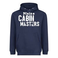 Navy maine cabin masters Heavyweight Hoodie - ArtMosaic