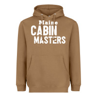 Toasted Coconut maine cabin masters Heavyweight Hoodie - ArtMosaic