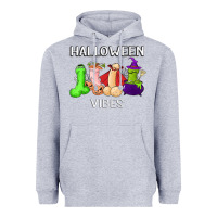 Heather Grey halloween vibes dick tie dye hippie retro lazy costume Heavyweight Hoodie - ArtMosaic
