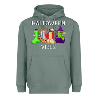 Sage halloween vibes dick tie dye hippie retro lazy costume Heavyweight Hoodie - ArtMosaic