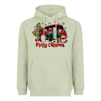 Matcha merry christmas gnome caravan Heavyweight Hoodie - JahusDesignShop