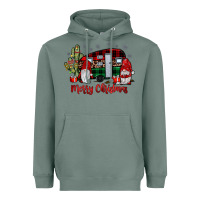 Sage merry christmas gnome caravan Heavyweight Hoodie - JahusDesignShop