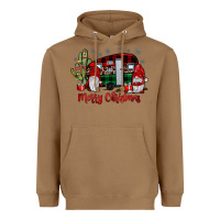 Toasted Coconut merry christmas gnome caravan Heavyweight Hoodie - JahusDesignShop