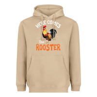 Mushroom Here Comes The Rooster Shirt Chicken Lady Outfit 243 Heavyweight Hoodie - ArtMosaic