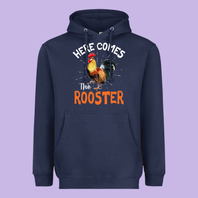 Here Comes The Rooster Shirt Chicken Lady Outfit 243 Heavyweight Hoodie Designed By Artmosaic
