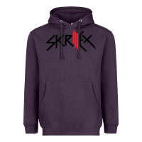 Plum white skrillex Heavyweight Hoodie - ArtMosaic