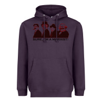 Plum sure i'm a marxist Heavyweight Hoodie - ArtMosaic