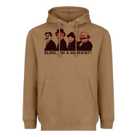 Toasted Coconut sure i'm a marxist Heavyweight Hoodie - ArtMosaic