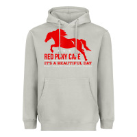Moon Dust Red Pony Cafe, Funny cute horse lover Heavyweight Hoodie - ArtMosaic