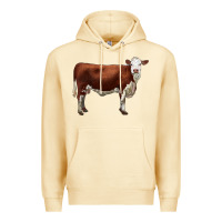 Pina Colada hereford cow Premium Hoodie - LillyAllenDesigns