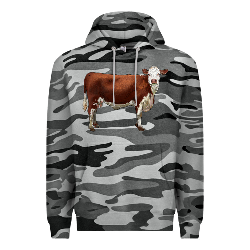 Hereford Cow Premium Hoodie by LillyAllenDesigns | Teevron