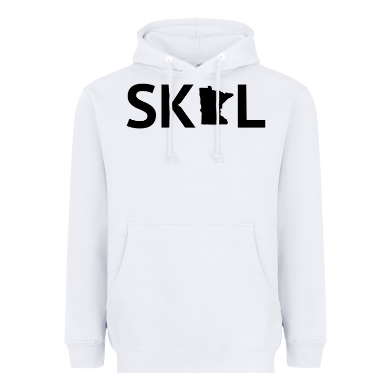 Skol Minnesota Hoodie  Let's Go Mn Hooded Sweatshirt Heavyweight Hoodie by ArtMosaic | Teevron
