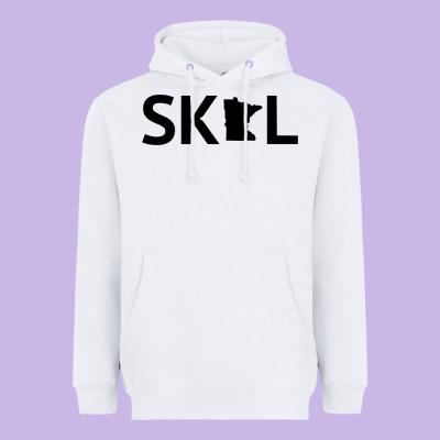 Skol Minnesota Hoodie  Let's Go Mn Hooded Sweatshirt Heavyweight Hoodie Designed By Artmosaic