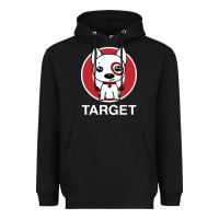 Black target team member Heavyweight Hoodie - ArtMosaic