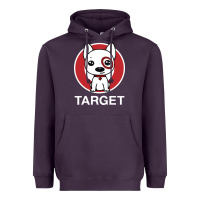 Plum target team member Heavyweight Hoodie - ArtMosaic