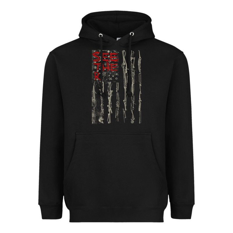 Seether Bone Flag Heavyweight Hoodie by ArtMosaic | Teevron