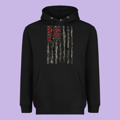 Seether Bone Flag Heavyweight Hoodie Designed By Artmosaic